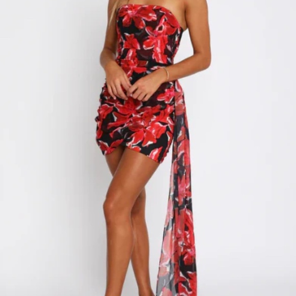 White Fox About Damn Time Mini Dress Size XS - Picture 3 of 10